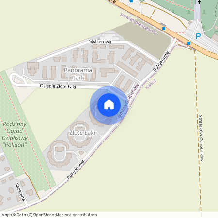 os. Złote Łąki, Kościelna Wieś, Gołuchów, pleszewski, wielkopolskie, Kalisz