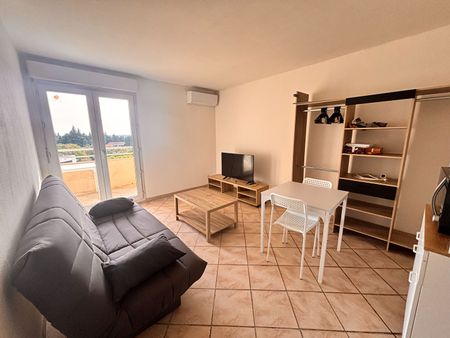 MEUBLÉ 1 PIECE 22.19 m² , RESIDENCE SECURISÉE AVEC PISCINE, - Photo 4