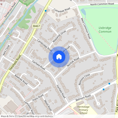 Cornwall Court, Cornwall Road, Uxbridge, Greater London, UB8