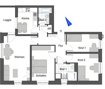 Neubauwohnung in Darmstadt-Bessungen - Photo 1