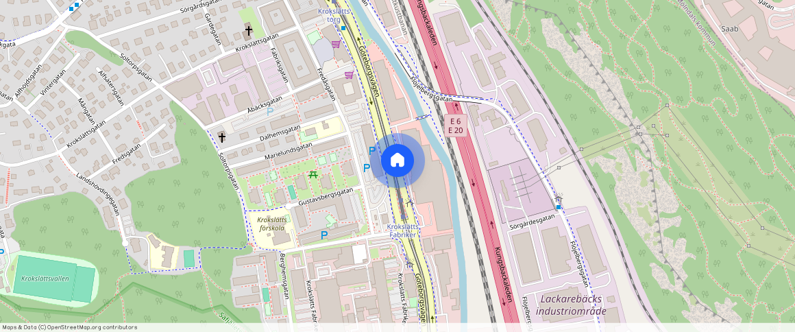 Göteborgsvägen, Mölndal