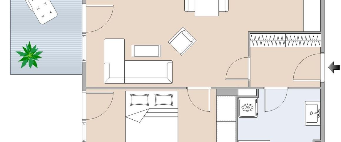 Schicke 2-Zimmer-Wohnung mit Balkon in Graz Straßgang - Foto 1