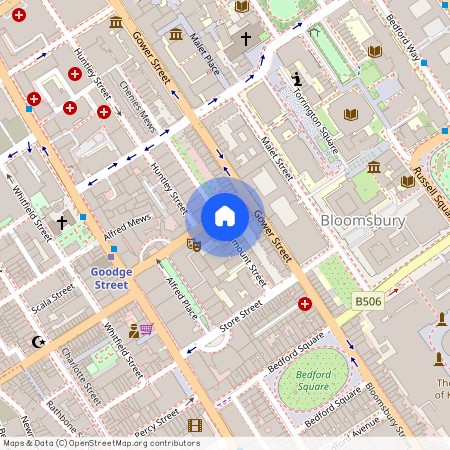 Ridgmount Street, Bloomsbury, WC1E