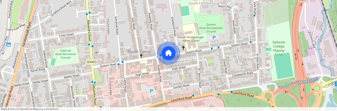 Queens Road, North Camp, GU14