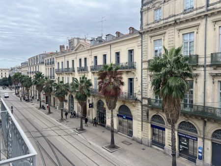 LOCATION APPARTEMENT 2 PIÈCES MEUBLÉ MONTPELLIER CENTRE ECUSSON JEU DE PAUME - Photo 4