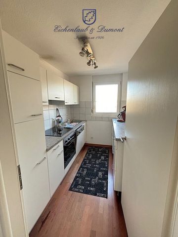 Möblierte 2-ZKB-Wohnung mit EBK, Garage und Balkon im Park Vauban - Photo 4