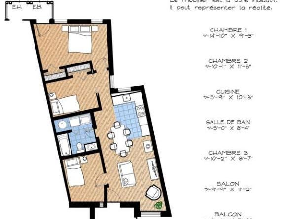 5 1/2 | occupation 1er juillet | Quartier Saint-Sauveur - Photo 1