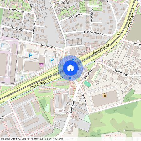 Aleja Pokoju, Czyżyny, Czyżyny, Kraków, małopolskie