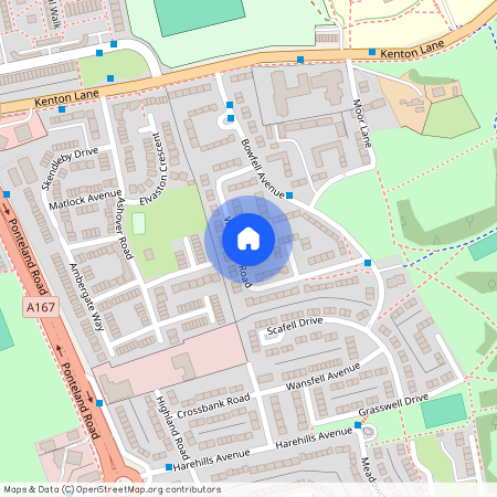 Whitgrave Road, Kenton, Newcastle Upon Tyne, Tyne And Wear, NE5