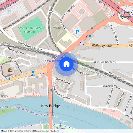 Kew Bridge Road, Kew Bridge, Brentford, TW8