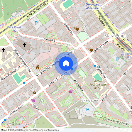 ul. Stefana Okrzei, Stara Praga, Praga-Północ, Warszawa, mazowieckie