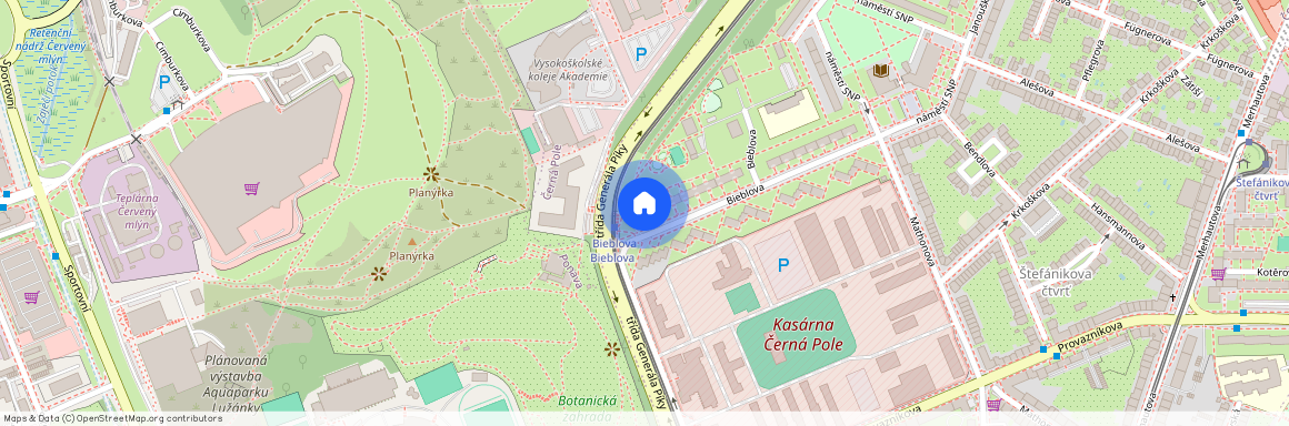 Bieblova, Brno - Černá Pole