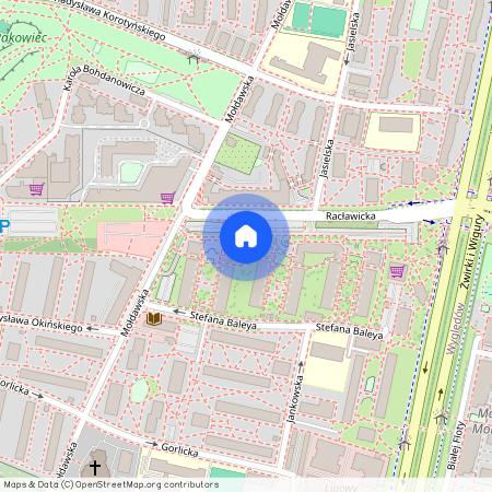 ul. Racławicka, Rakowiec, Ochota, Warszawa, mazowieckie