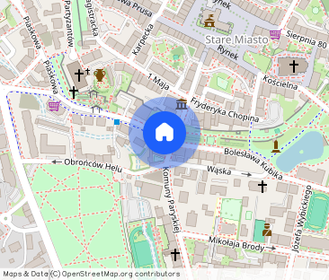 Mieszkanie 2 pokojowe w centrum miasta, umeblowane po remoncie! - Фото 1