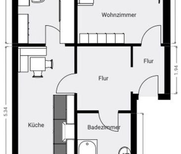 Gemütliches in Oelsnitz - 1x Kaltmietfrei - Photo 1