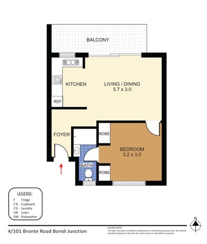 LIGHT & AIRY, 1 BEDROOM SECURITY APARTMENT - Photo 5