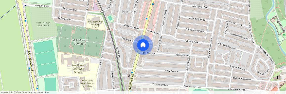 2, George House, 36 Osborne Road, Newcastle upon Tyne, NE2 2AL