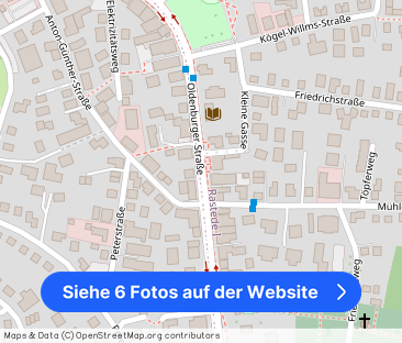 Zentrale Dachgeschosswohnung mit Fahrstuhl im Ortskern von Rastede! - Foto 1