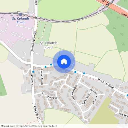 St Francis Road, St Columb Road, St Columb, TR9