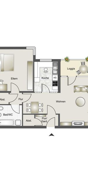 2-Zimmer Wohnung in Werne mit WBS! - Photo 1