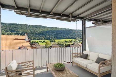 Magnifique appartement rénové de 3 pièces avec terrasse et ascenseur - Foto 3