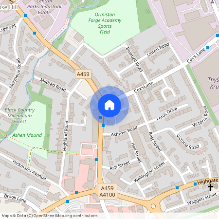 Victoria Gardens, Cradley Heath, West Midlands