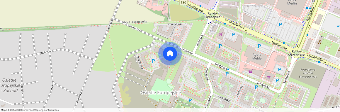 ul. Londyńska, Osiedle Europejskie, Gorzów Wielkopolski, lubuskie