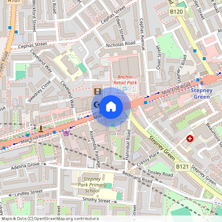 Mile End Road, Stepney Green, E1