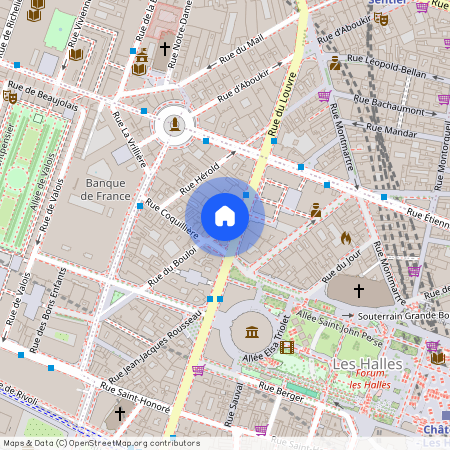 Rue Coq Héron, Francja, Paris