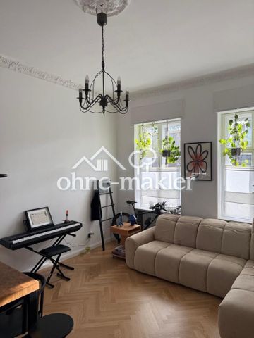 Stilvoll sanierte, helle 2-Zi-Altbauwohnung mit Terrasse & Garten nahe Lietzensee - Photo 2