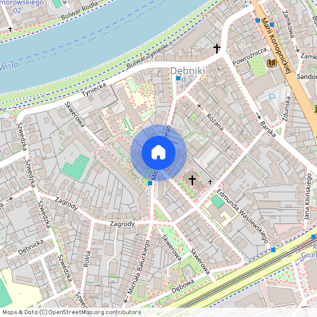 ul. Michała Bałuckiego, Dębniki, Dębniki, Kraków, małopolskie