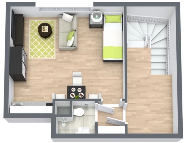 Helle, moderne Single-Wohnung in Bonn Beuel mit Einbauküche - Photo 1