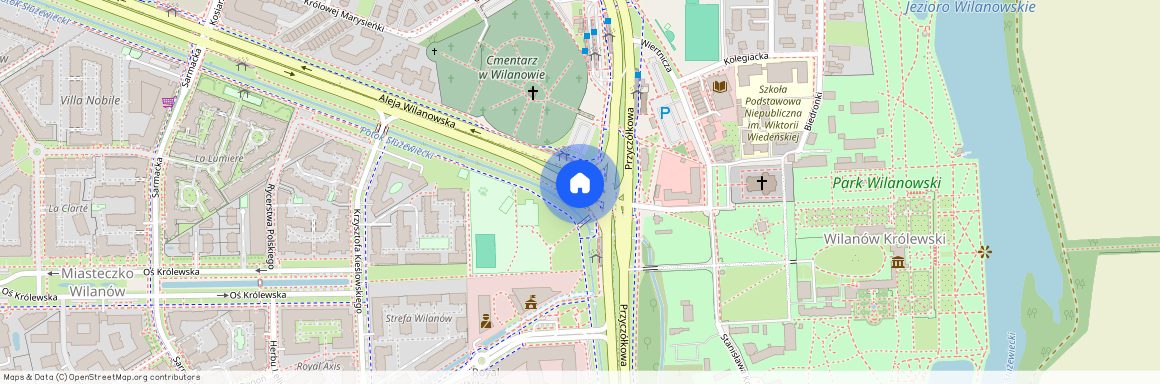 Aleja Wilanowska, Wilanów Królewski, Wilanów, Warszawa, mazowieckie