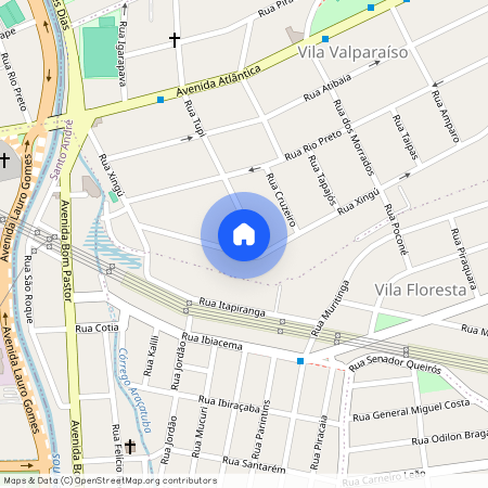 Rua, Xingu, 908, Vila Valparaíso, Santo André
