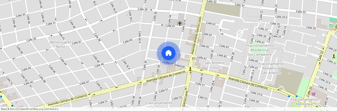 Calle 45, Fraccionamiento San Ramón, Mérida, Yucatán, 97117, México