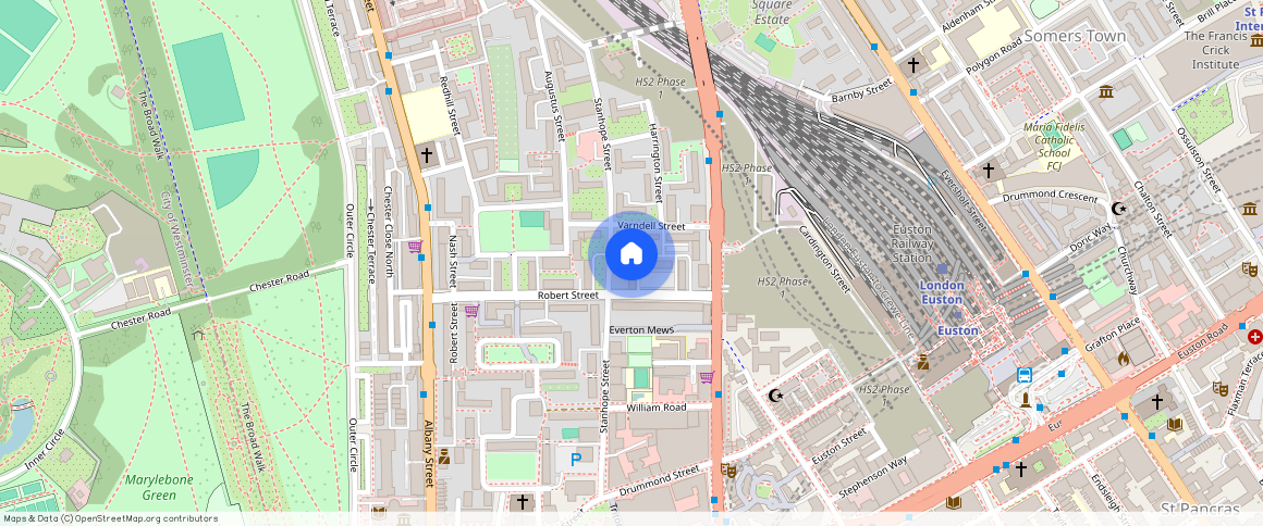 Flat 42, Derwent, Robert Street, London, NW1 3JR