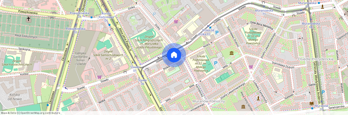 ul. Niska, Muranów, Śródmieście, Warszawa, mazowieckie