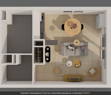 location Appartement T1 DE 29.55m² À PONT STE MAXENCE - Photo 4