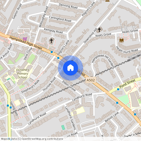 Rosslyn Hill, Hampstead, NW3