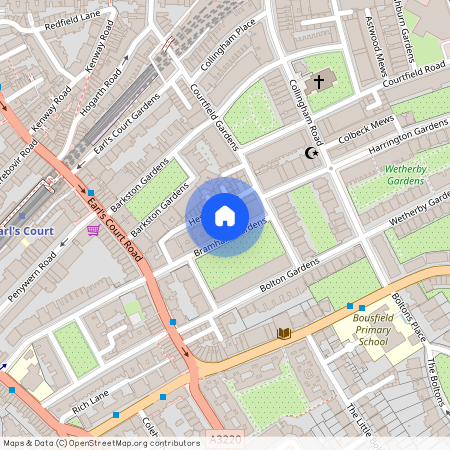 Bramham Gardens, Earls Court, London, ...