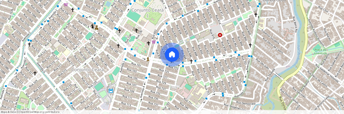 Rua 840, Conjunto Ceará I, Fortaleza, CE, 60532300
