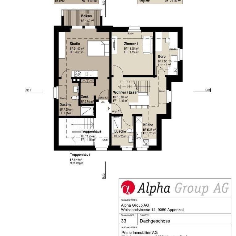 Erstvermietung nach Sanierung - 3.5-Zi. Maisonettewohnung - Foto 1