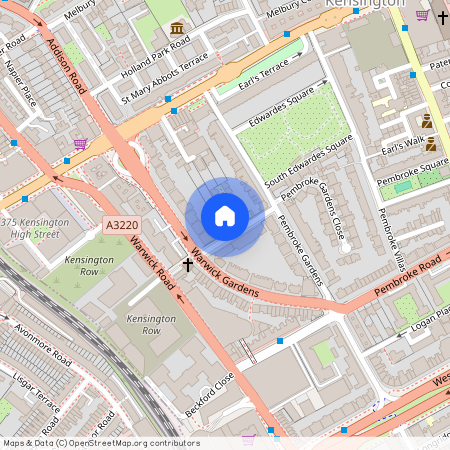 Pembroke Gardens, Kensington, London, W8