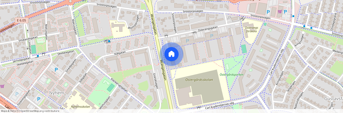 Österängsgatan, Halmstad