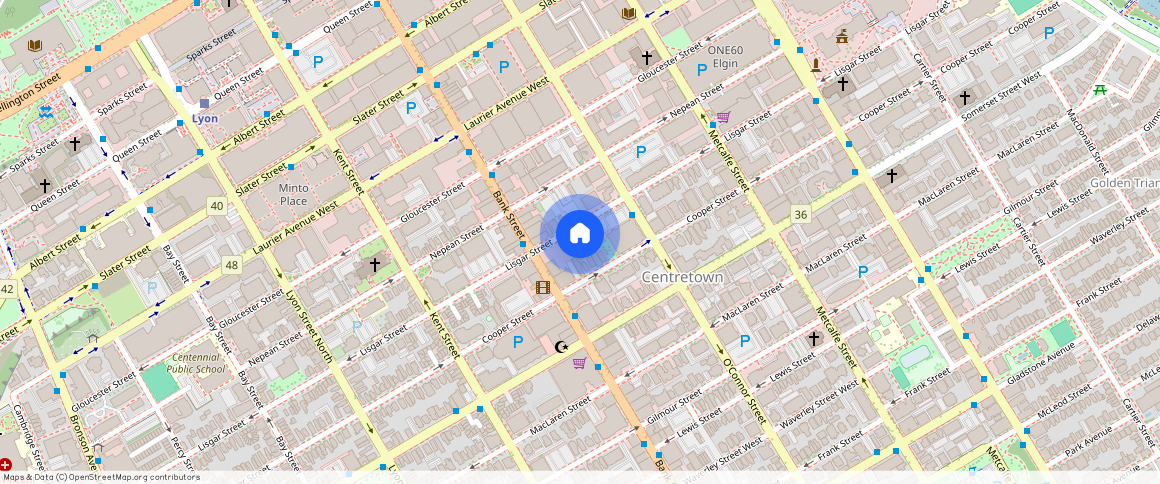 ** Lisgar Street, Centretown, Ottawa, ON