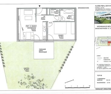 Ruhig gelegene 2-Zimmer Garten-Wohnung mit großem Garten und Küche ... - Photo 5