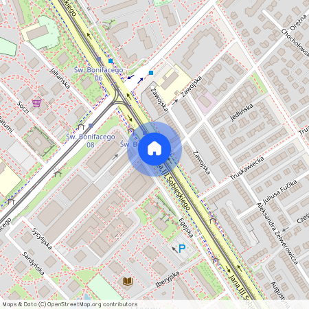 Warszawa, Mokotów, Jana, III, Sobieskiego