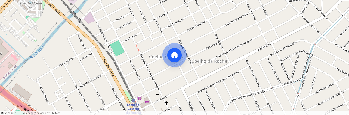 Rua Rubi, Coelho da Rocha, São João de Meriti, RJ, 25550250