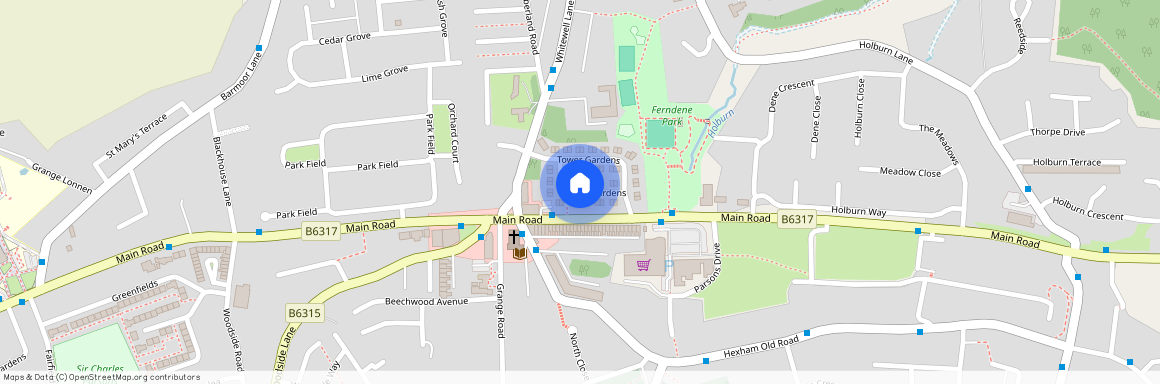 Tower Gardens, Ryton