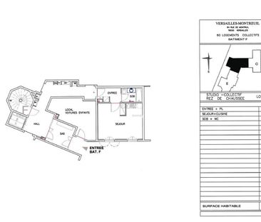 location Appartement T1 DE 31.3m² À VERSAILLES - Photo 6